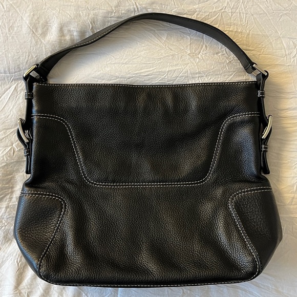 Michael Kors black leather shoulder bag - Picture 3 of 8